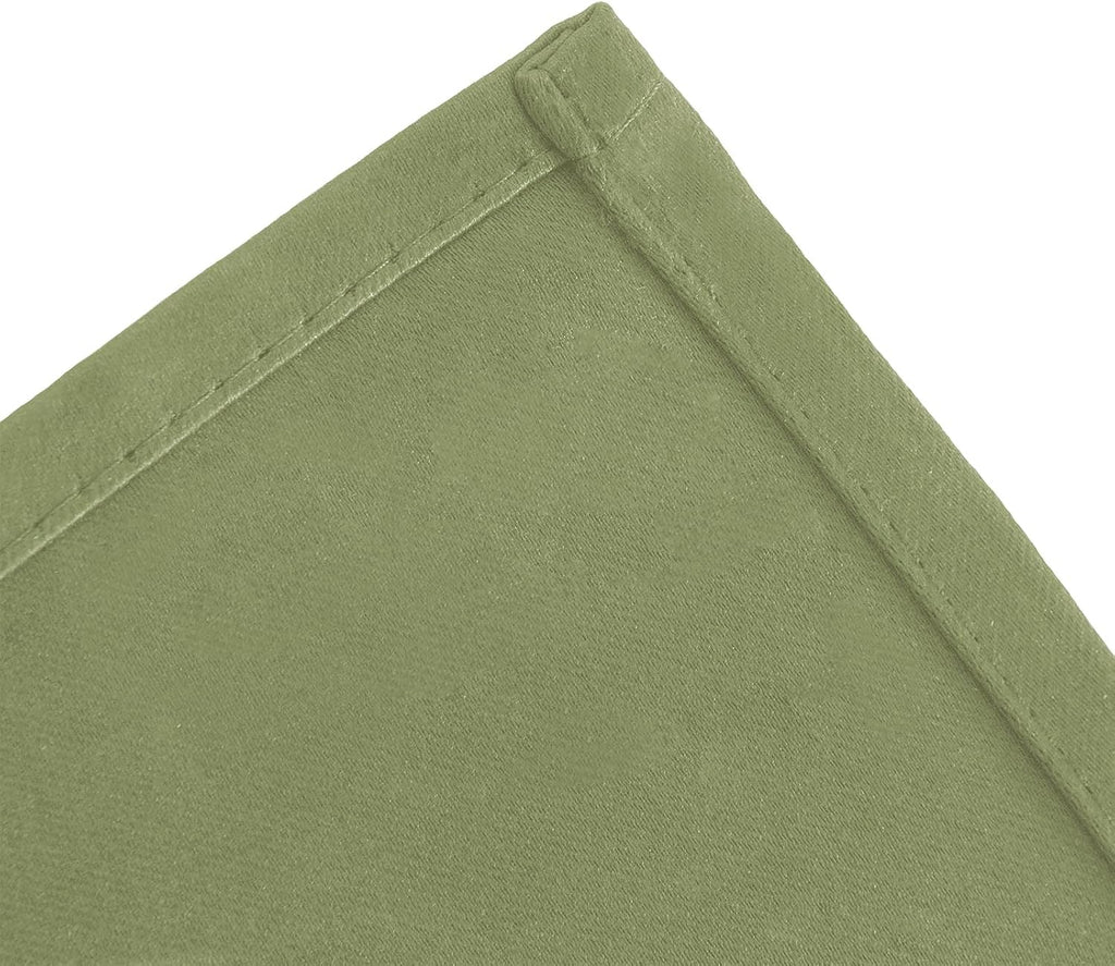 Lemomo Sage Green Thermal Blackout Curtains/52 x 95 Inch/Set of 2 Panels Room Darkening Curtains for Bedroom 95 Inch Green