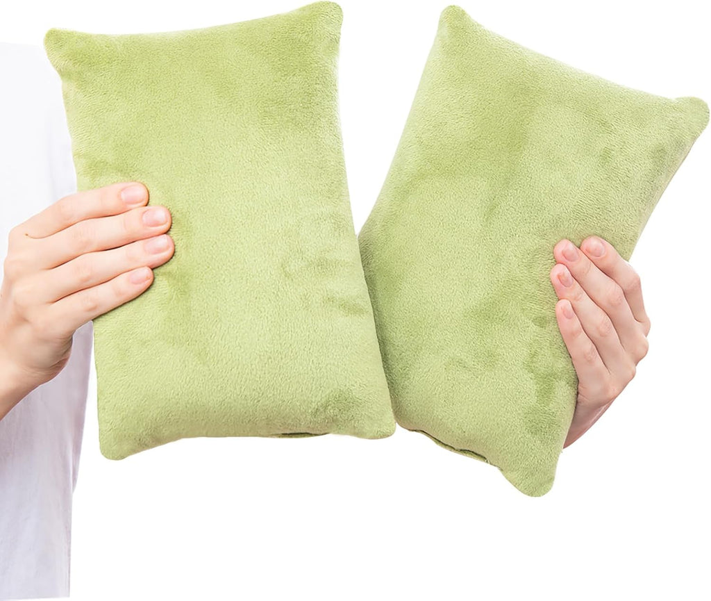 1 MIDDLE ONE 2 Pack Small Pillow, Memory Foam Mini Pillow 11 X 7 Inches for Travel, Sleeping, Nap and Neck, Knee, Lumbar Support, Tiny…
