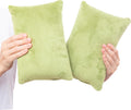 1 MIDDLE ONE 2 Pack Small Pillow, Memory Foam Mini Pillow 11 X 7 Inches for Travel, Sleeping, Nap and Neck, Knee, Lumbar Support, Tiny…