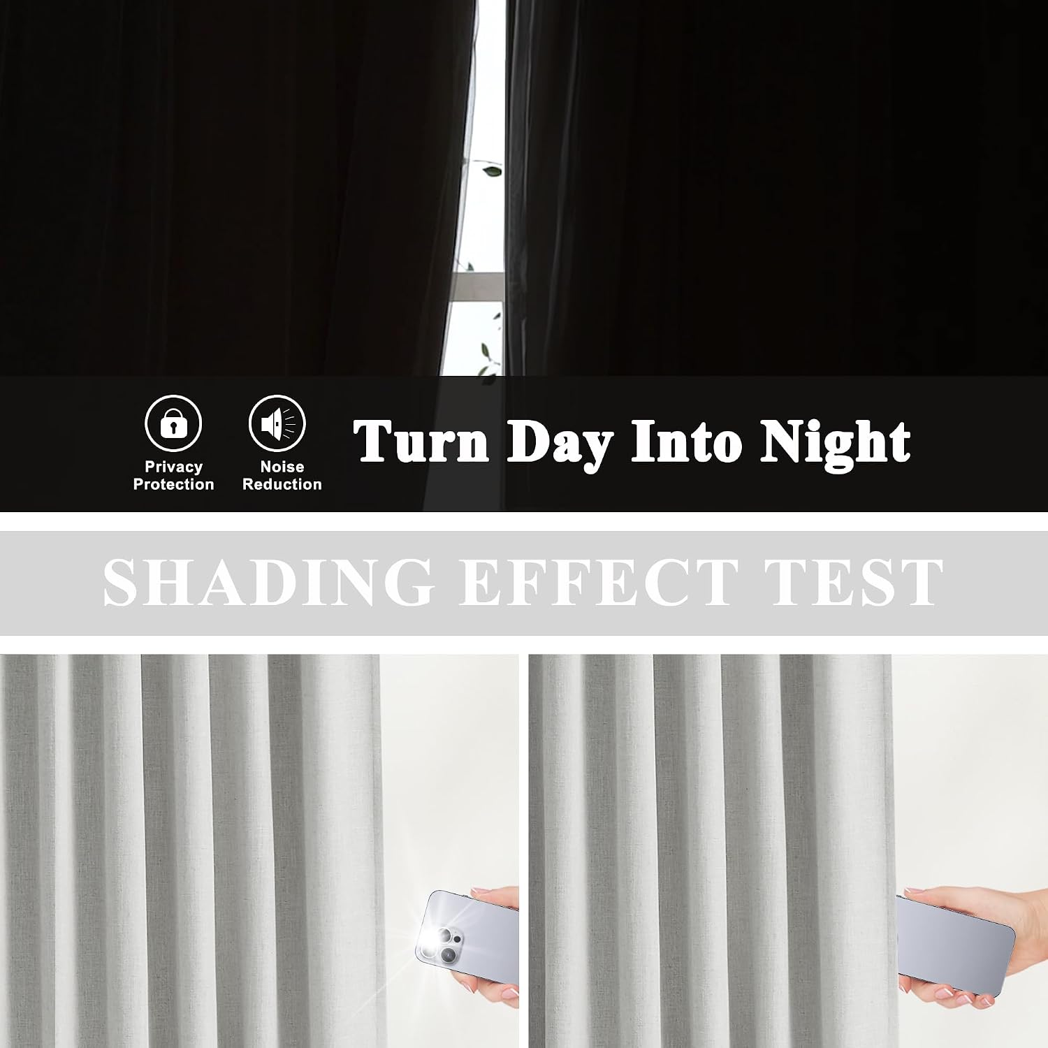 VisionHome Vision Home Light Gray Pinch Pleated Full Blackout Curtains Linen Blended 60" Wide Thermal Insulated Window Panels 90 inch for B…