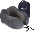 TALLGONeckPillowAlwaysHere TALLGO Travel Pillow, Memory Foam Neck Pillow Head Support Soft Pillow for Sleeping Rest, Airplane Car & Home Us…