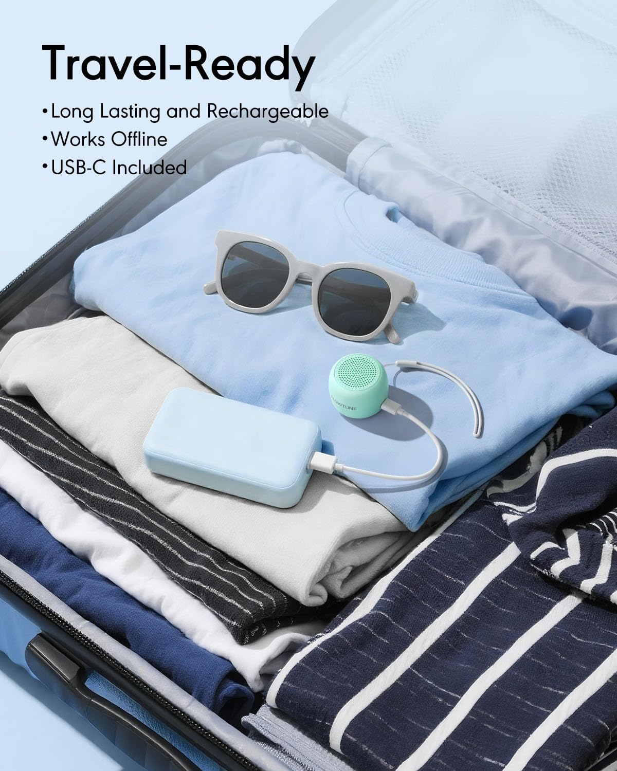 Sound Machine Flowtune White Noise Machine for Baby Adults, Mini Portable Sound Machine for Travel, 6H Timer, 18 Soothing Sleep Sounds…