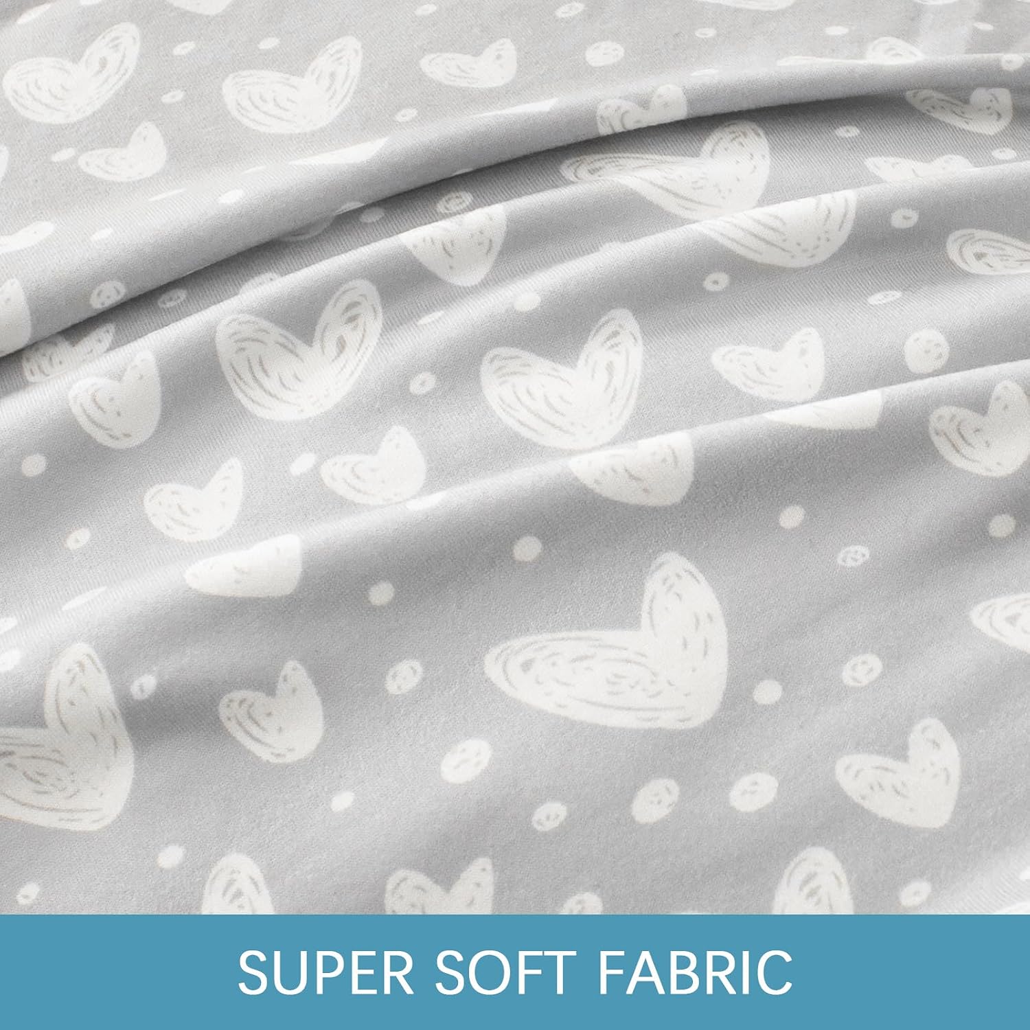 Pregnancy Pillow Cover U-Shaped (ONLY Pillowcase), Super Soft Replacement Cover Fits Most 55/57 Inch Maternity Pillow, Full Body…