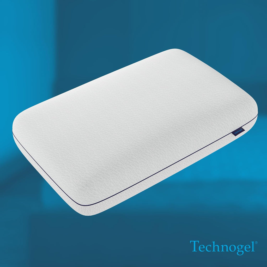 Technogel Deluxe Cooling Gel Pillow - Patented Cooling Technology, Odorless Memory Foam – Breathable Ergonomic Support for Side & Back Slee…