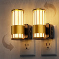 L LOHAS LED Night Light, Automatic Night Lights Plug into Wall, 2 Pack 0-100LM Adjustable Brightness Night Light, Dimmable Night Lights…