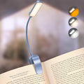 Glocusent 13 LED Rechargeable Book Light for Reading at Night, Eye-Caring 3 Amber Colors & Stepless Dimming, Lasts 1 Week to 2 Months, Trav…