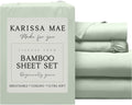 KARISSA MAE Pure Viscose from Bamboo Twin XL Size Sheet Set | 100% FSC Certified | Luxuriously Soft | Cooling | 18" Deep Pocket w/Corner…