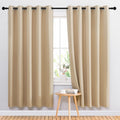 NICETOWN Blackout Draperies Curtains Panels - Window Treatment Thermal Insulated Solid Grommet Blackout Curtains/Panels/Drapes for…
