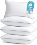 4 Pack Hotel Collection Bed Pillows Standard/Queen Size Set of 4 - Original Soft Down Alternative Pillow for Sleeping - Soft Support for…