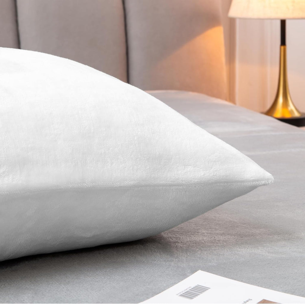 Bedelite Body Pillow Cover with Zipper Closure, Super Soft and Cozy Fuzzy Fleece Pillowcase 20 x 54 Inches, Luxury Fluffy Plush Long Body P…