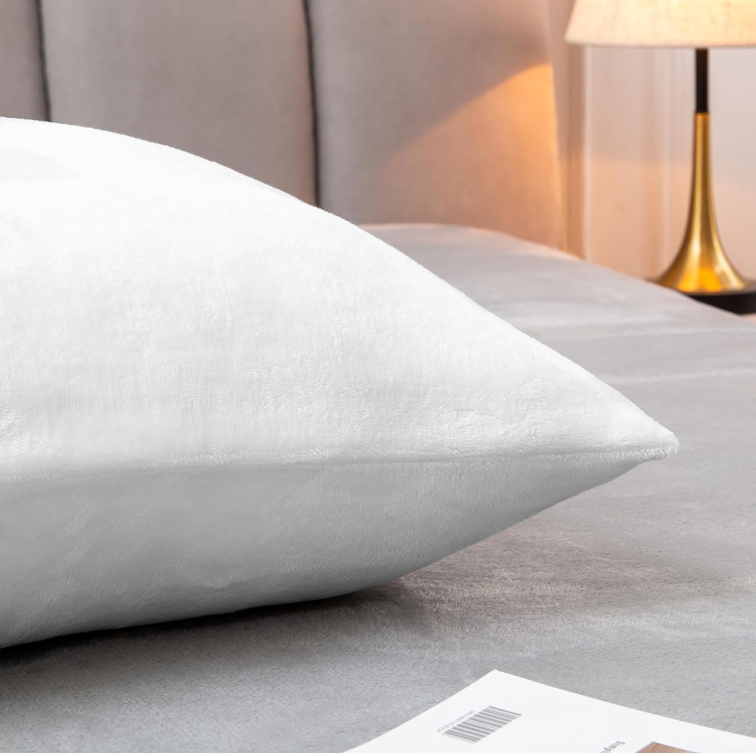 Bedelite Body Pillow Cover with Zipper Closure, Super Soft and Cozy Fuzzy Fleece Pillowcase 20 x 54 Inches, Luxury Fluffy Plush Long Body P…