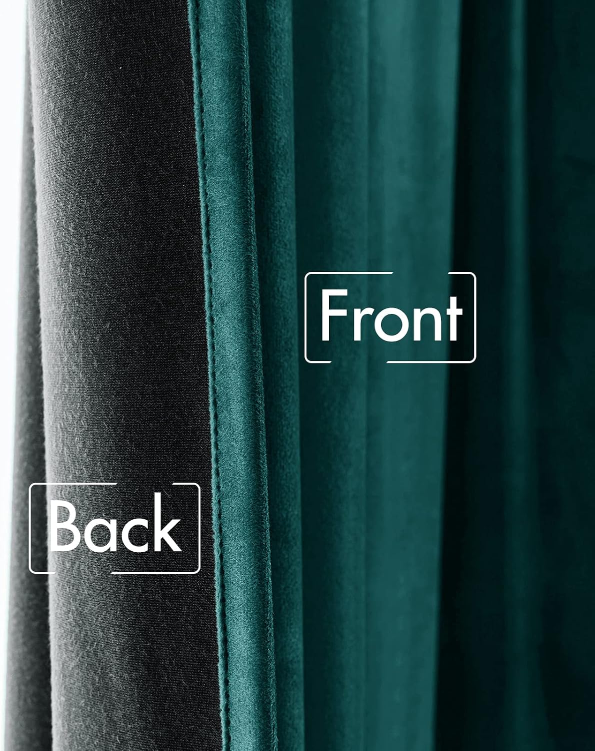 Miulee Velvet Curtains 90 inches 2 Panels Luxury Blackout Curtains for Bedroom Living Room Thermal Insulated Home Decor Super Soft Elegant…