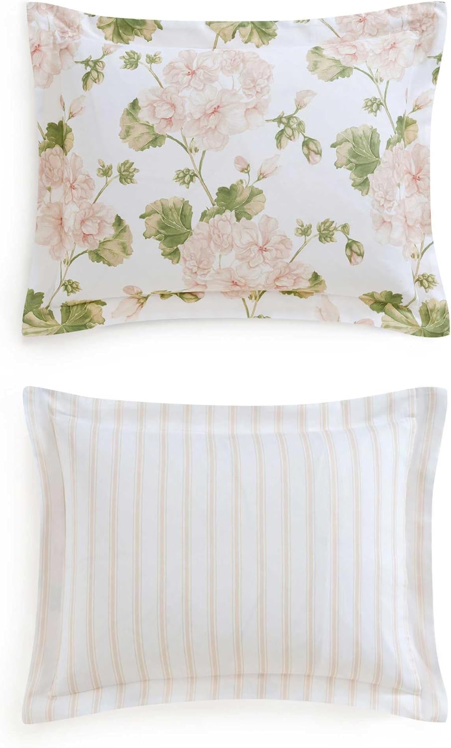 MarthaStewart Martha Stewart - King Duvet Cover Set, 100% Silky Smooth Cotton Sateen Bedding, 3 Piece Bed Set with Matching Pillowcases (Ge…