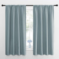 NICETOWN 2 Panels Blackout Curtains, Rod Pocket Thermal Insulated Curtains for Bedroom, Room Darkning Shading Blinds Modern Home…