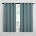 NICETOWN Modern Blackout Curtains Noise Reducing, Thermal Insulated and Privacy Room Darkening Drape Panels for Boy's Guest Room Door…