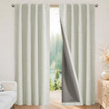 Joydeco Blackout Curtains for Bedroom - 108 Inch Long 100% Light Blocking 2 Panels Beige Drapes, Thermal Insulated Room Darkening…