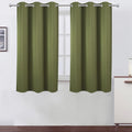Lemomo Oilve Green Blackout Curtains 38 x 54 Inch Length/Set of 2 Curtain Panels/Thermal Insulated Room Darkening Blackout Curtains 54 Inch…