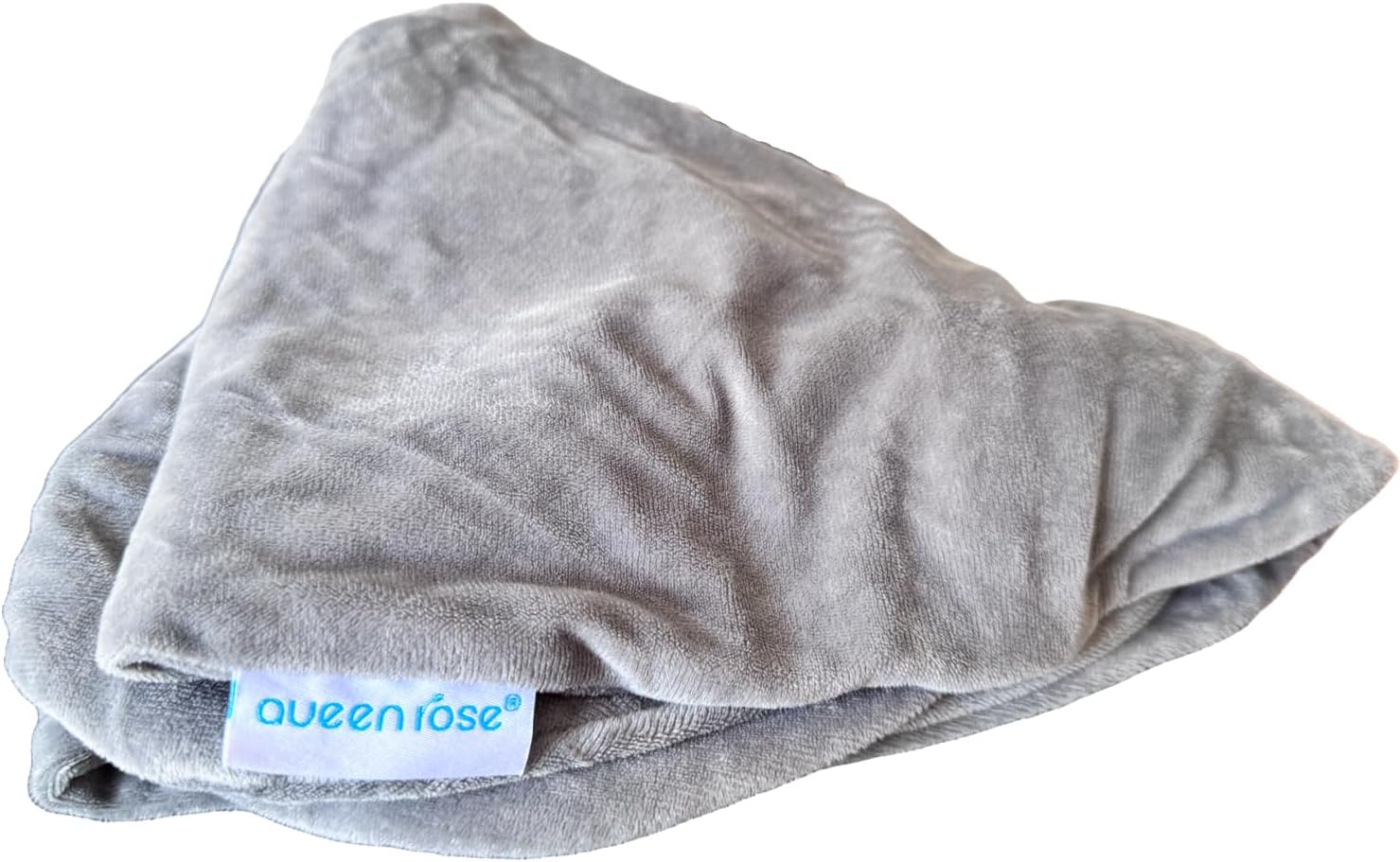 Queenrose QUEEN ROSE Reading Pillow, Gaming Pillow for Lap Replacement Cover, Soft Velvet Grey Grey