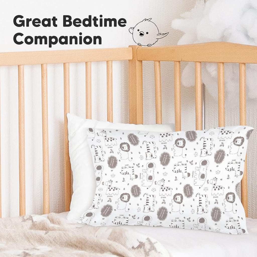 KeaBabies Toddler Pillowcase 13"x18" - Organic Cotton Toddler Pillowcase for Kids, Boys, Girls, Soft & Durable Cotton Cover for Miniature…