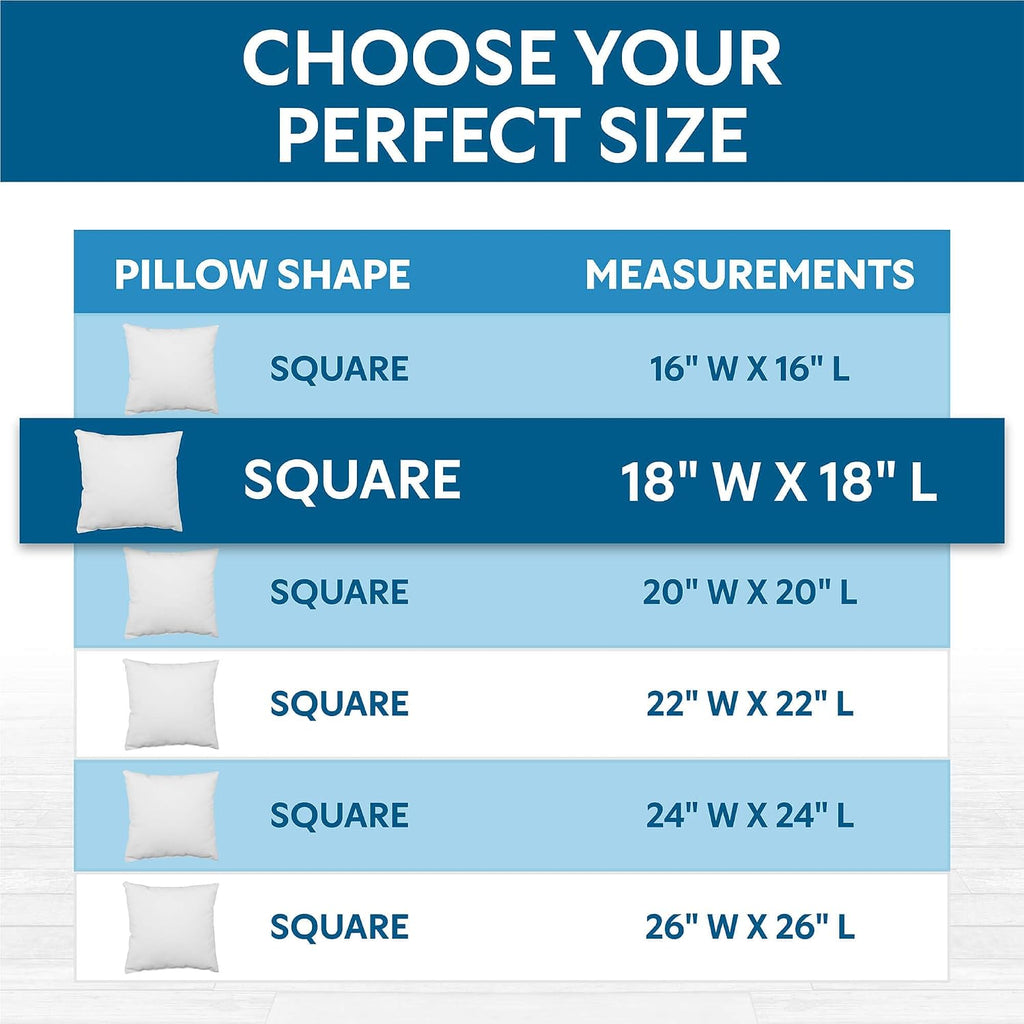 Guardmax Jersey Knitted Throw Pillow Protector with Zipper - 2 Pack -100% Waterproof, Bed Bug Proof, Dust Mite Proof, & Hypoallergenic Pill…