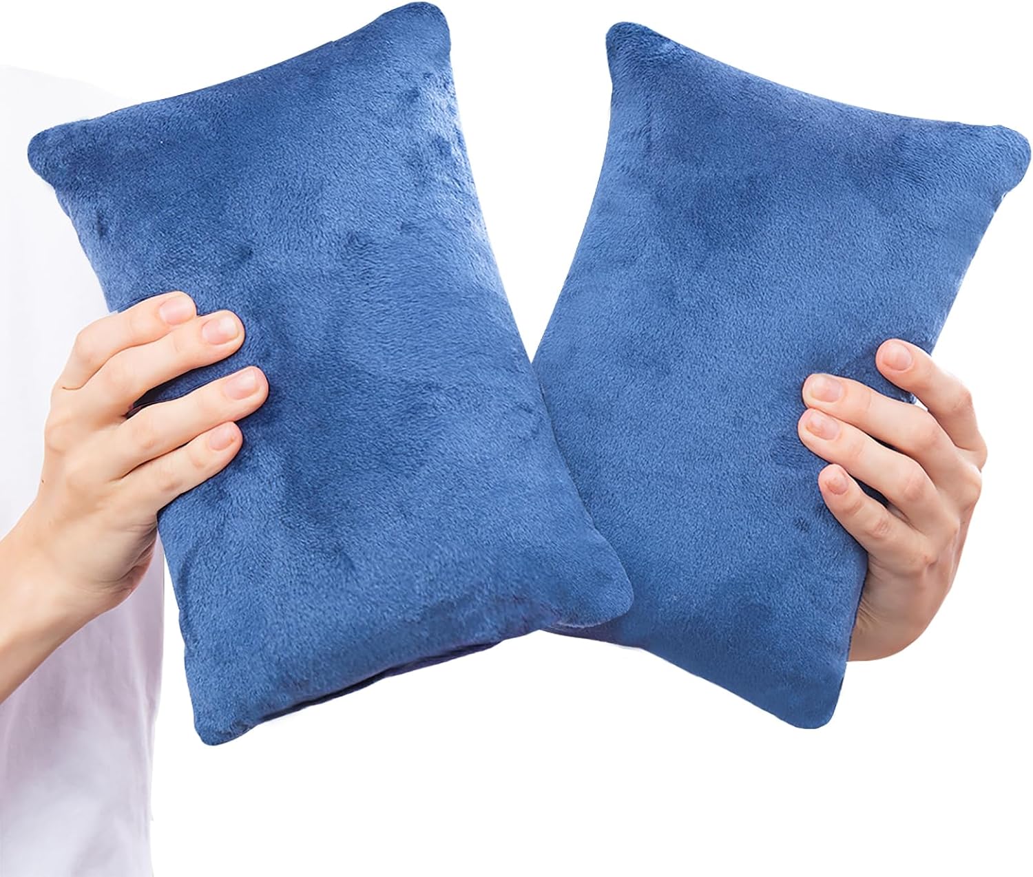 1 MIDDLE ONE 2 Pack Small Pillow, Memory Foam Mini Pillow 11 X 7 Inches for Travel, Sleeping, Nap and Neck, Knee, Lumbar Support, Tiny…