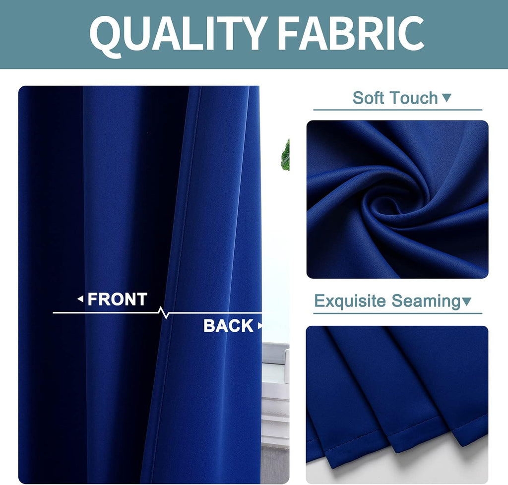 ChrisDowa Blackout Door Curtains for Doorway Privacy, Grommet Closet Curtains for bedroom closet door, Thermal Insulated Temporary Doorway…