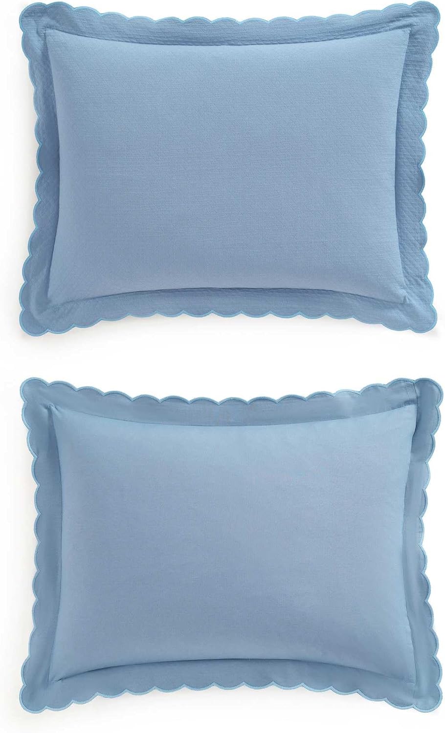 MarthaStewart Martha Stewart - King Duvet Cover Set, 100% Soft Cotton Blend Bedding, Corner Ties & Button Closure, 3 Piece Bed Set with Mat…