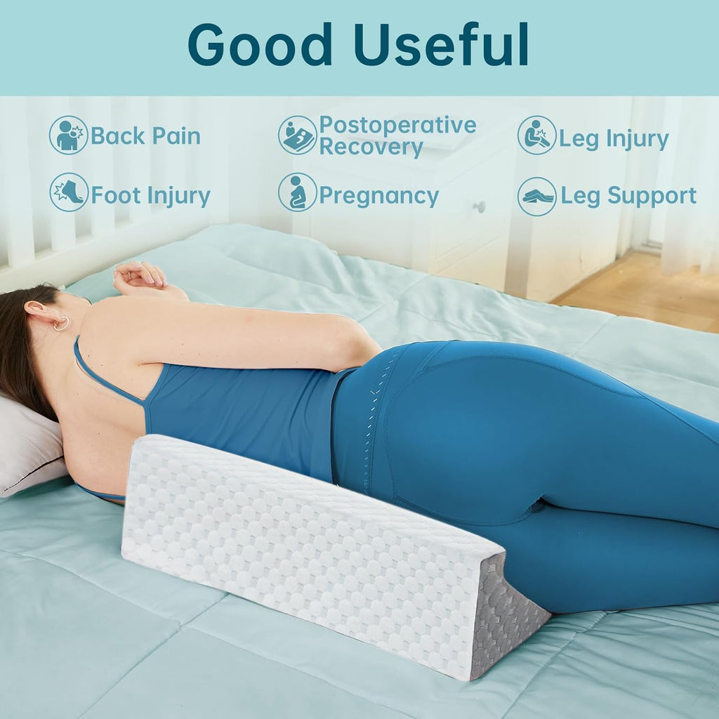 Wedge Pillow for Side Sleeping, Side Sleeper Body Back Positioners for Back Pain, Preventing Bedsores, After Surgery, Pregnancy Support…