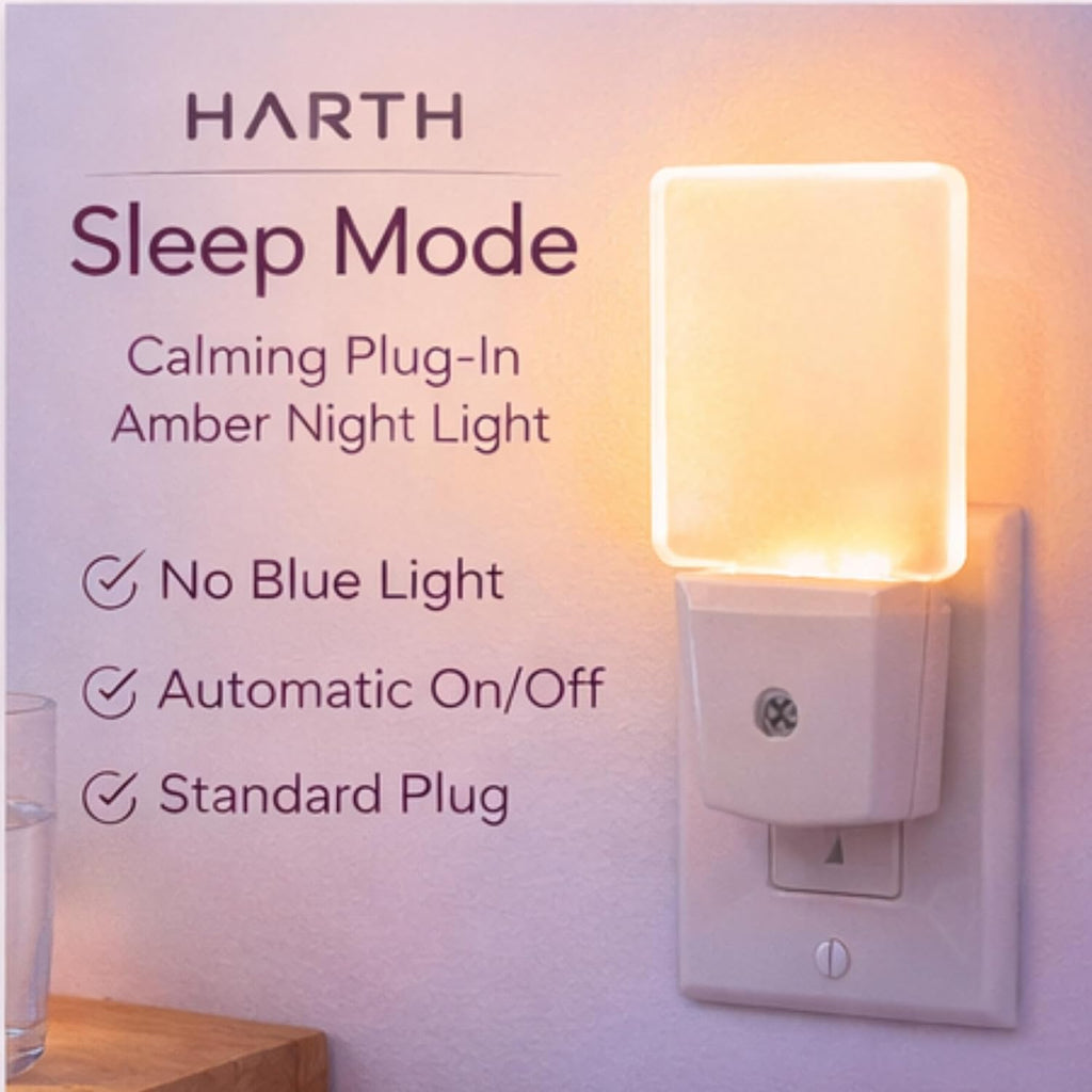 Harth 2-Pack Automatic Adults & Kids Night Lights Plug into Wall I Cozy Home Decor Led Wall Lights Bedroom Ambient Lighting I Dusk to Dawn…