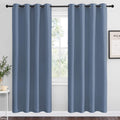 Nicetown Stone Blue Room Darkening Curtain Panels 78" Length for Bedroom Living Room, Thermal Insulated Blackout Draperies for Home Decorat…