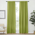 Nicetown Living Room Darkening Curtains - (Fresh Green Color) W42 x L70, Set of 2, Home Decor Room Darkening Thermal Insulated Drapery Pane…