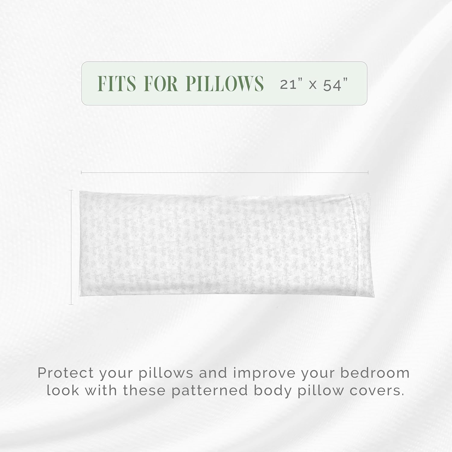 Elegantcomfort Elegant Comfort Ultra Soft 1-Piece Set Sea Waves Print Pillowcases - 1500 Hotel Quality Microfiber, Soft and Smooth Hidden Z…