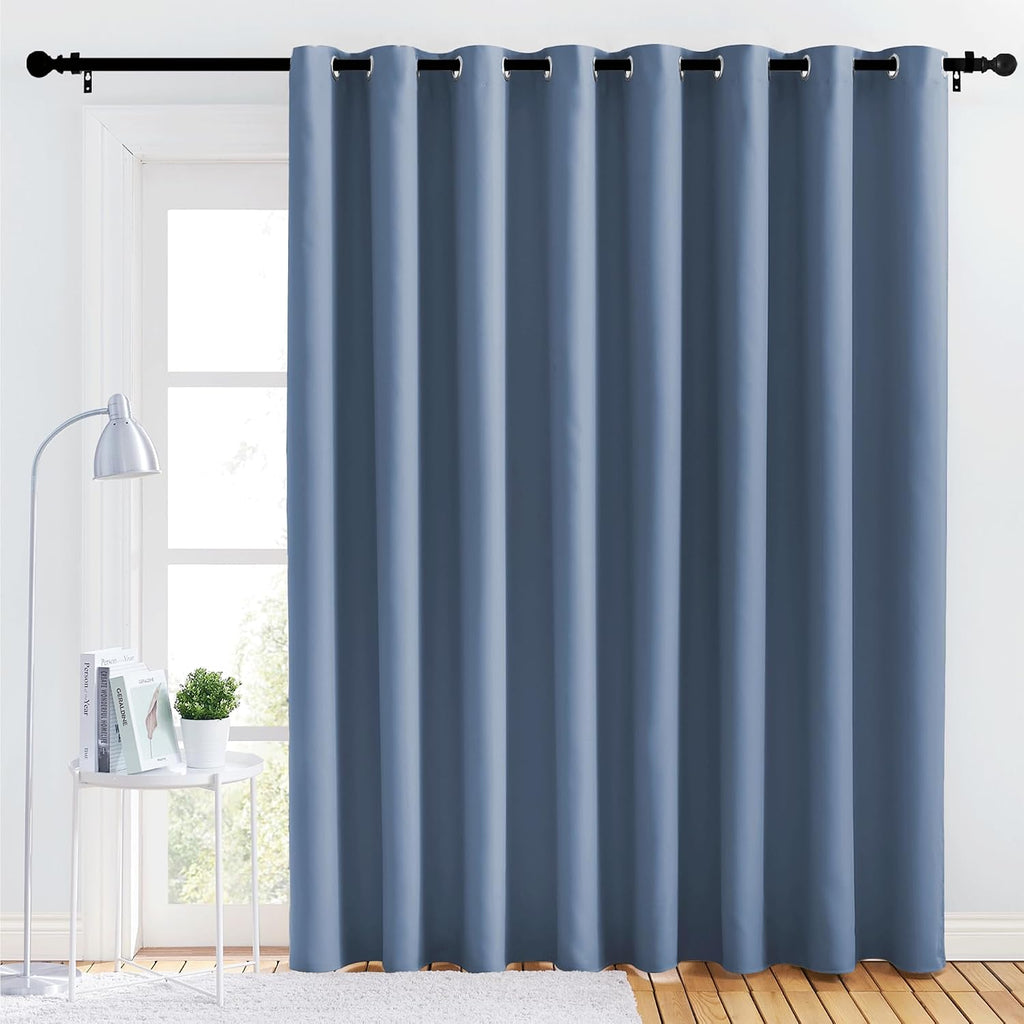NICETOWN Lower Noise Room Divider Curtain Screen Partitions, Blackout Sound Reducing Room Curtain Panel for Doorway/Glass Window/Sliding…
