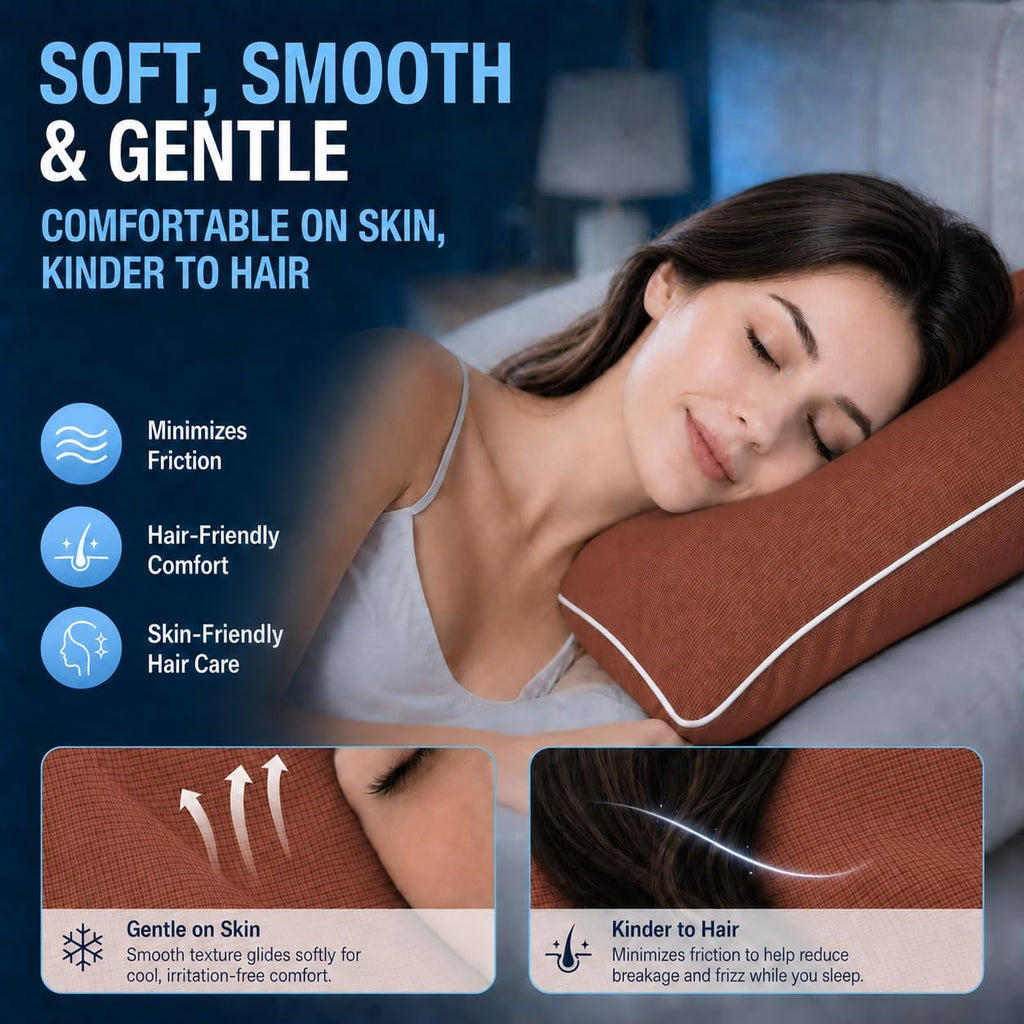 Cieltown Cooling Pillow Cases for Hot-Sleepers: Q-Max ≥0.4 Nylon Spandex Cool-to-Touch for Night Sweats - Waffle Weave for Dry & Com…