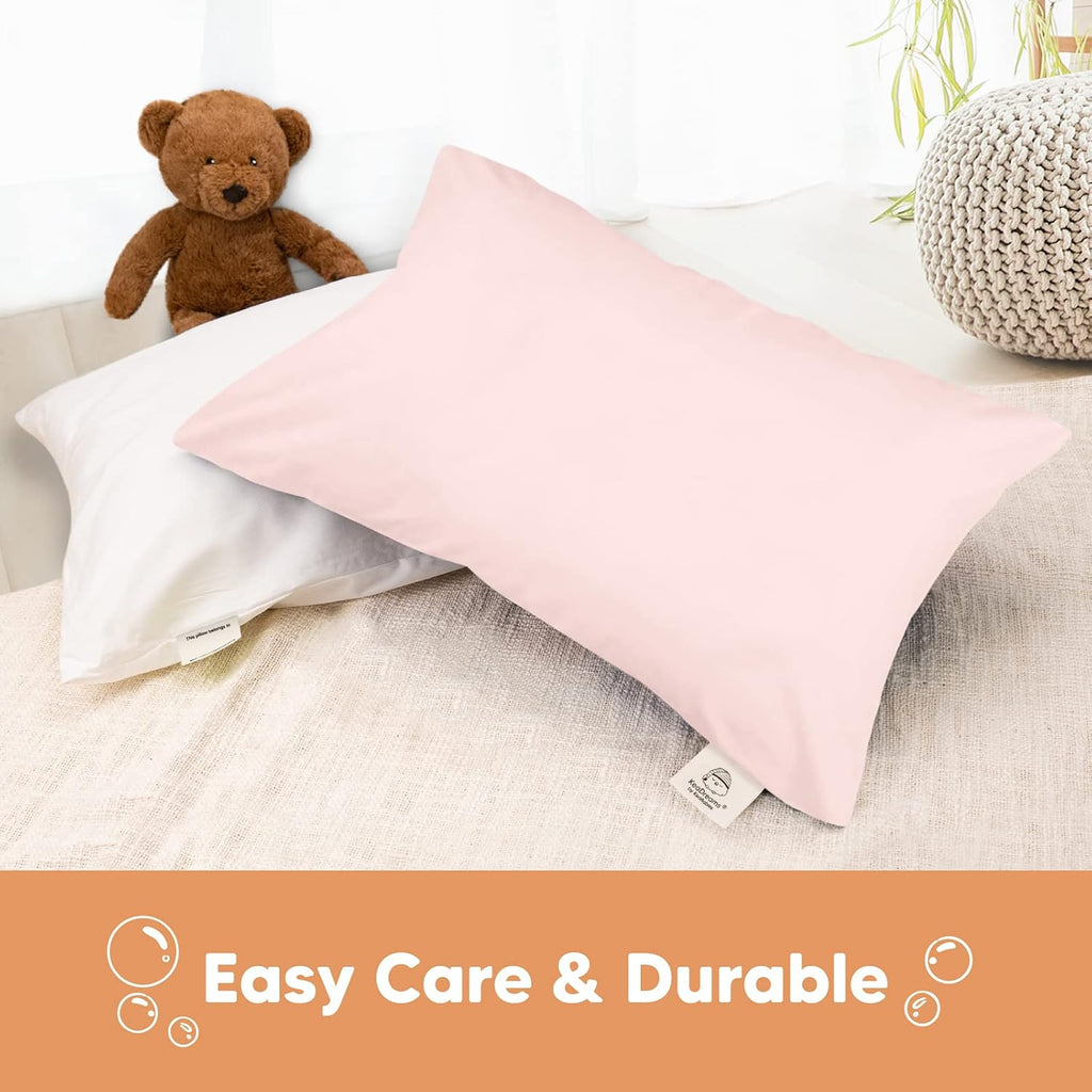 KeaBabies Toddler Pillowcase 13"x18" - Organic Cotton Toddler Pillowcase for Kids, Boys, Girls, Soft & Durable Cotton Cover for Miniature…