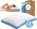 Nappler Side and Back Sleeper Pillow for Neck and Shoulder - Shredded Memory Foam Bed Pillow for Sleeping - 100% Adjustable Fill - King Siz…