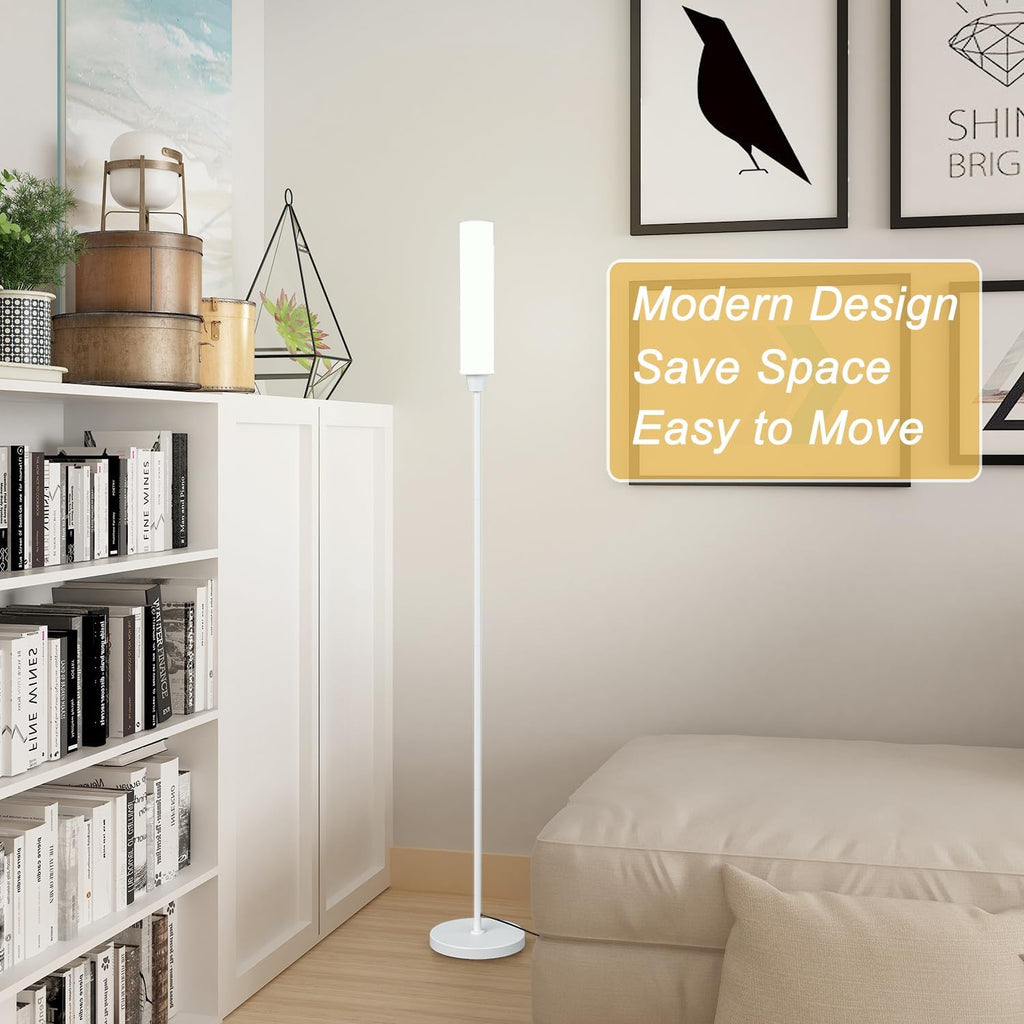 Nukanu Floor Lamp with Remote Control, Bright Floor Lamps for Living Room/Bedroom/Office, Stepless Adjustable 3000K-6000K Colors and…