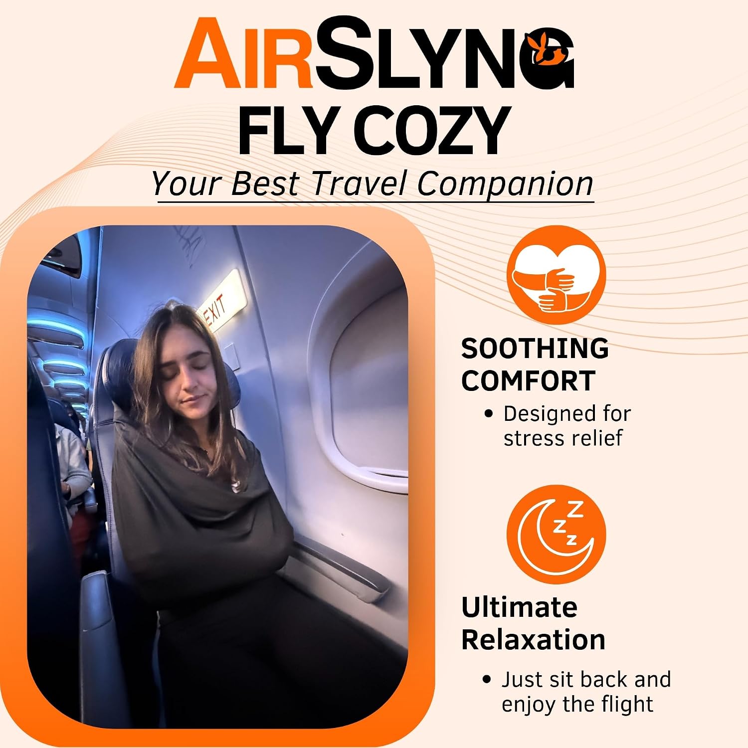 The Slyng Two Pack-Premium Travel Blanket System – Blanket Body Sling for Deep Plane Sleep | Full-Body Support, Breathable, Compact…