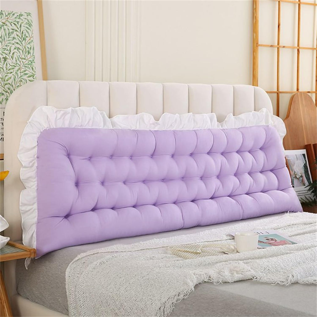 LQdpdd College Dorm Bed Bolster Pillow Long Reading Rectangular Headboard Pillow Backrest Support Cushion for Sitting in Bed Daybed Pillows…