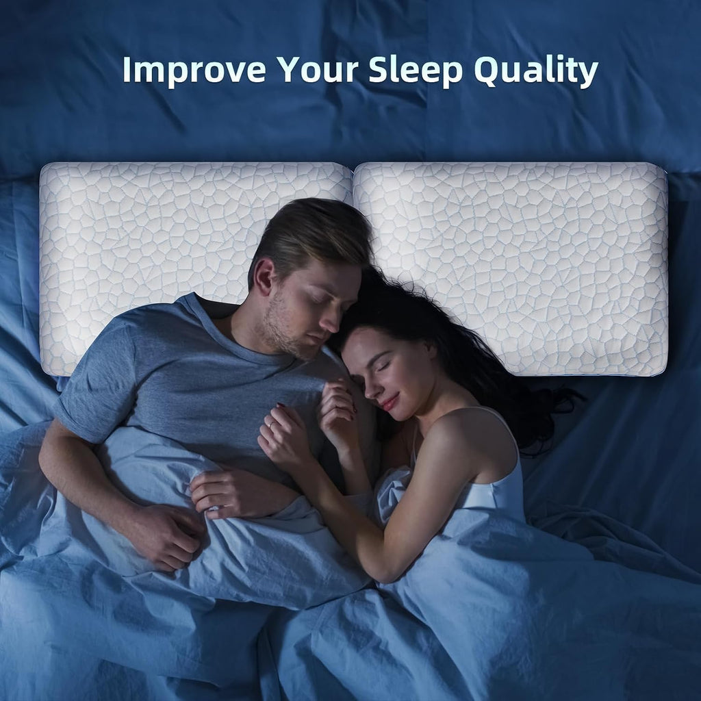 Supamodern Ultra Thin Flat Pillows for Sleeping, Cooling Memory Foam Pillow 3.25 in Ultra Thin Pillow, Low Profile Sleeper Pillows for S…