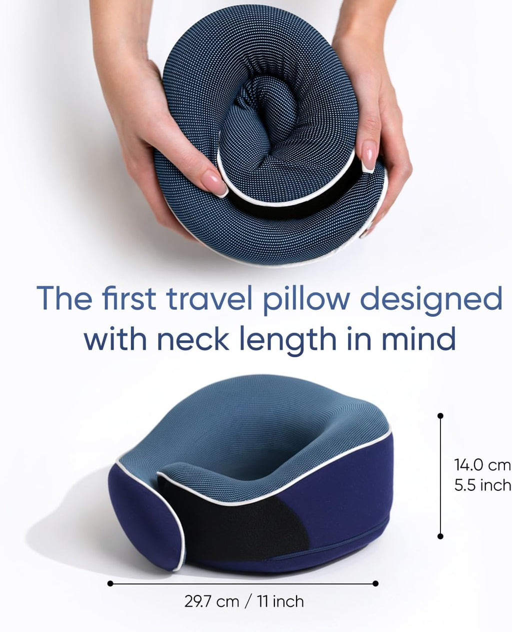 Proglobe Orthopedic Neck Pillow Travel Neck Pillows for Airplanes, Memory Foam Kit, Updated Resting Material, Airplane Travel Set with 3D…