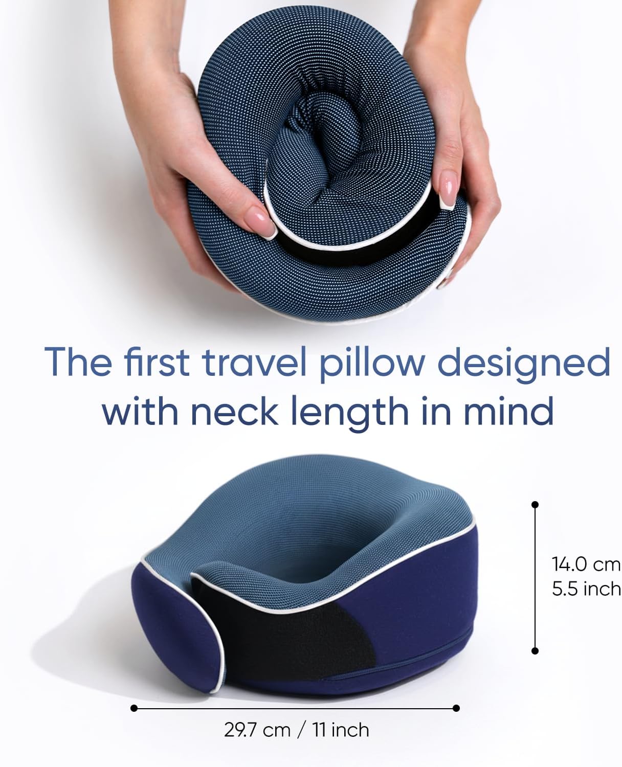Proglobe Orthopedic Neck Pillow Travel Neck Pillows for Airplanes, Memory Foam Kit, Updated Resting Material, Airplane Travel Set with 3D…