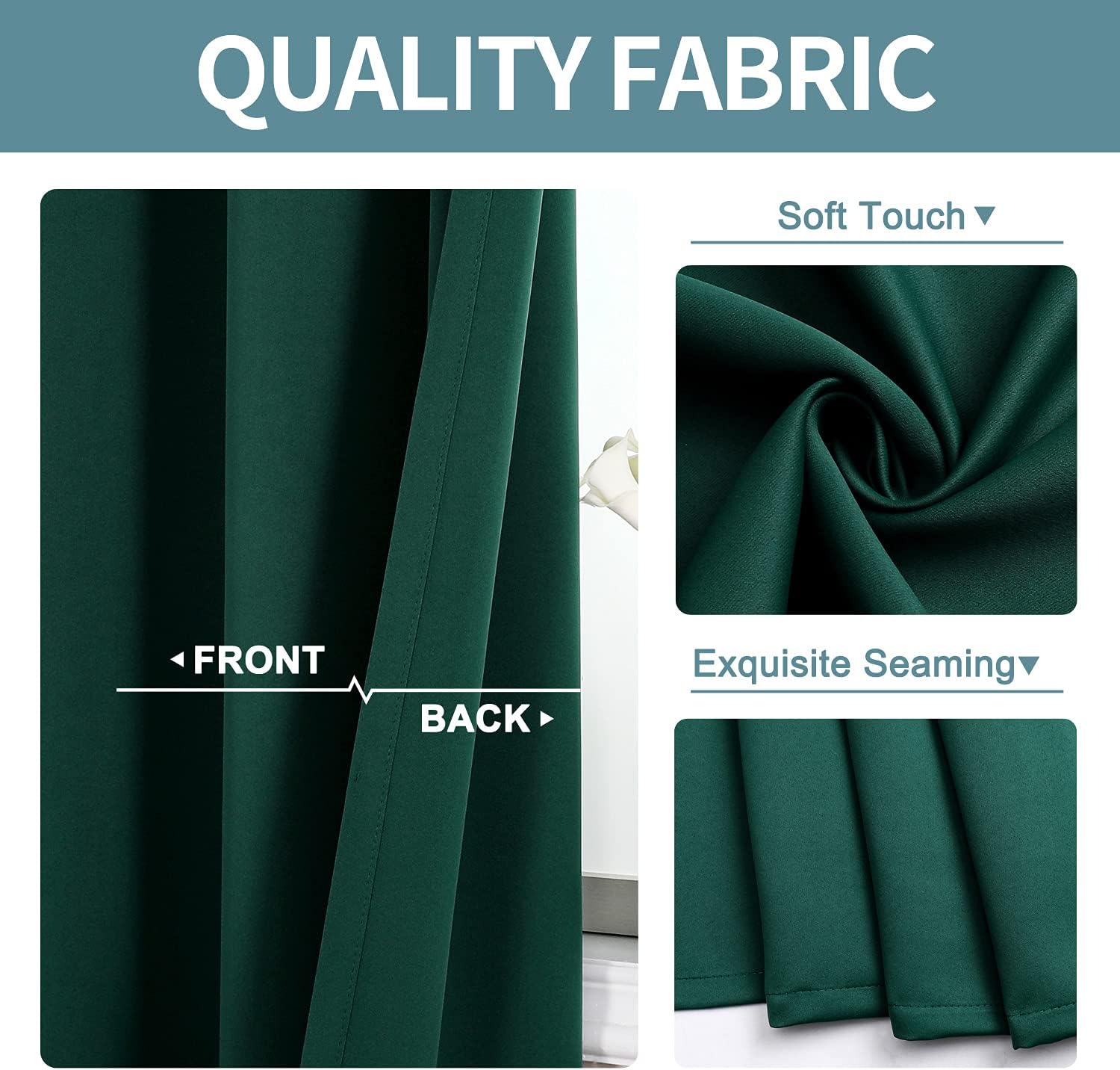 ChrisDowa Blackout Door Curtains for Doorway Privacy, Grommet Closet Curtain for Bedroom Closet Door, Thermal Insulated Doorway Cover Room…