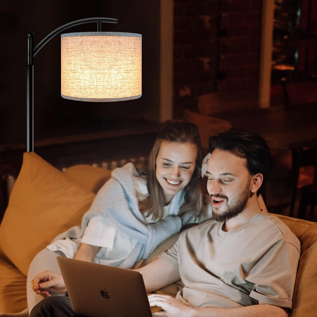 ROTTOGOON Floor Lamp for Living Room, 4 Color Temperature LED Floor Lamp with Remote Control & Foot Switch, LED Bulb Included, Modern…