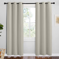 NICETOWN Kitchen 78 inches Long Curtains for Decoration, Natural, 2 Panels, 42 inches Wide, Thermal Insulated Grommet Room Darkening…