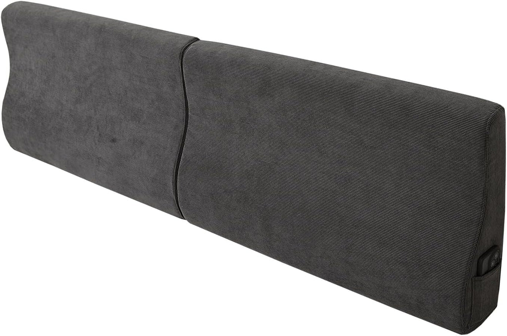 Cal King Wedge headboard Pillow Triangular Bed Wedge Pillow for Headboard Large Couch Back Support Pillow for Bed Sitting up Replacement…