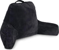 HusbandPillow Husband Pillow Black, Original Reading Pillow in Bed Rest Chair, Shredded Memory Foam Large Lounge Cushion Adult Backrest wit…