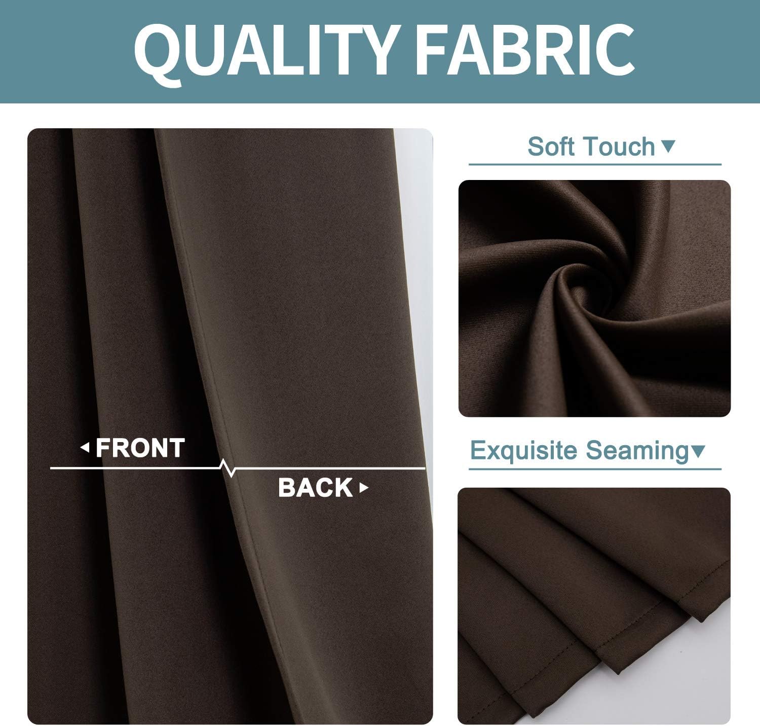 ChrisDowa Blackout Door Curtains for Doorway Privacy, Grommet Closet Curtains for Bedroom Closet Door, Thermal Insulated Temporary Doorway…