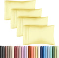 King Pillow Cases Set of 4 - Ultra Soft Hotel Quality Pillowcase Covers - Comfy, Cozy & Wrinkle Free - Shrinkage, Stain and Fade…