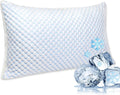 Mooppom Cooling Pillows for Sleeping, Shredded Memory Foam Cooling Pillow for Hot Sleepers, Adjustable Cool Bed Pillows for Side Bac…